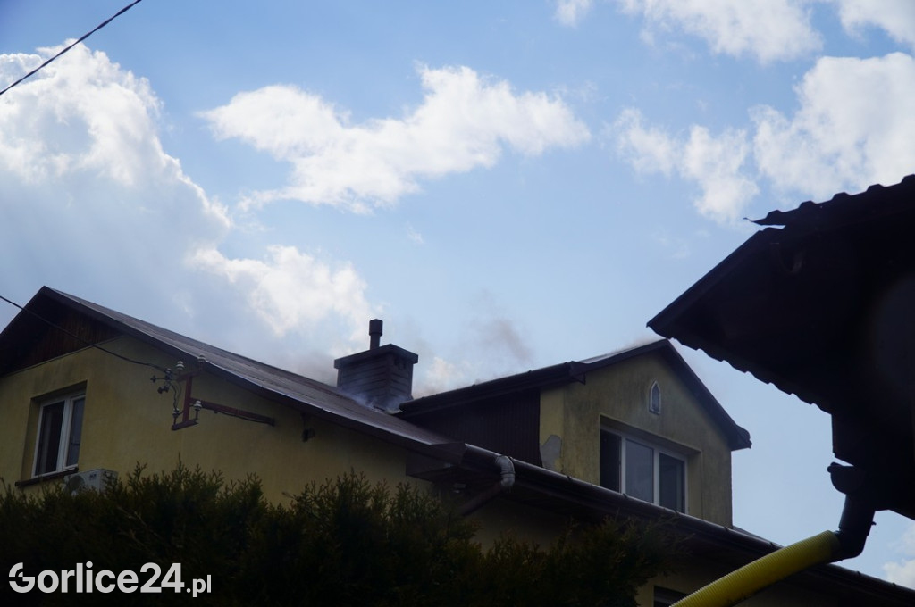 Pożar budynku mieszkalnego w Sękowej (17.04.)