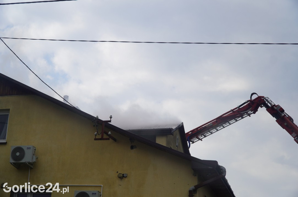 Pożar budynku mieszkalnego w Sękowej (17.04.)