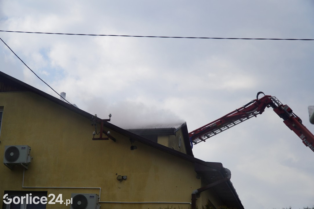 Pożar budynku mieszkalnego w Sękowej (17.04.)