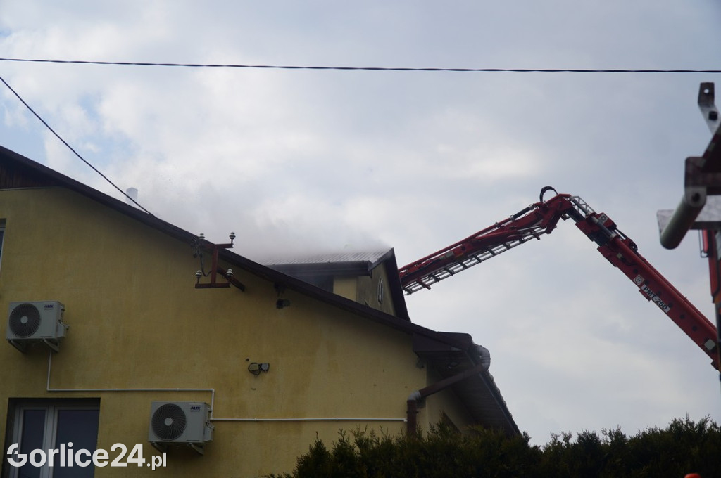 Pożar budynku mieszkalnego w Sękowej (17.04.)