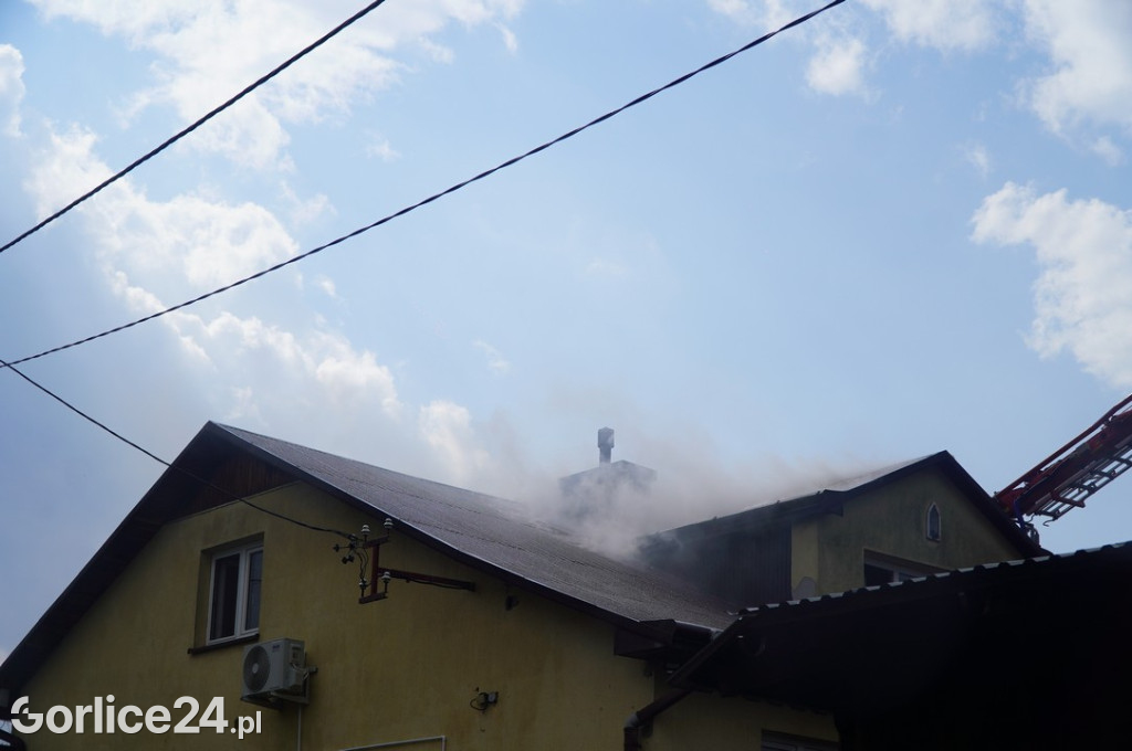 Pożar budynku mieszkalnego w Sękowej (17.04.)