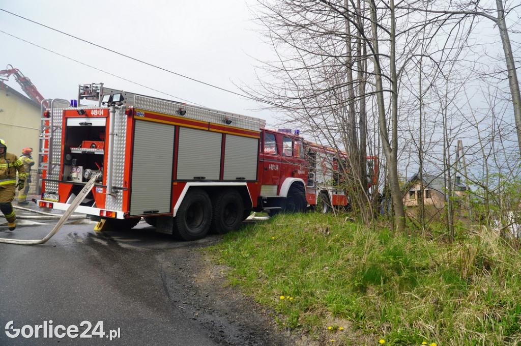 Pożar budynku mieszkalnego w Sękowej (17.04.)