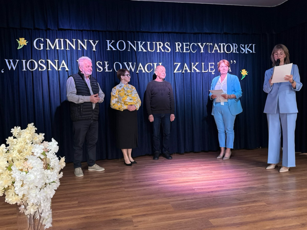Wiosna w słowach zaklęta  - Konkurs recytatorski