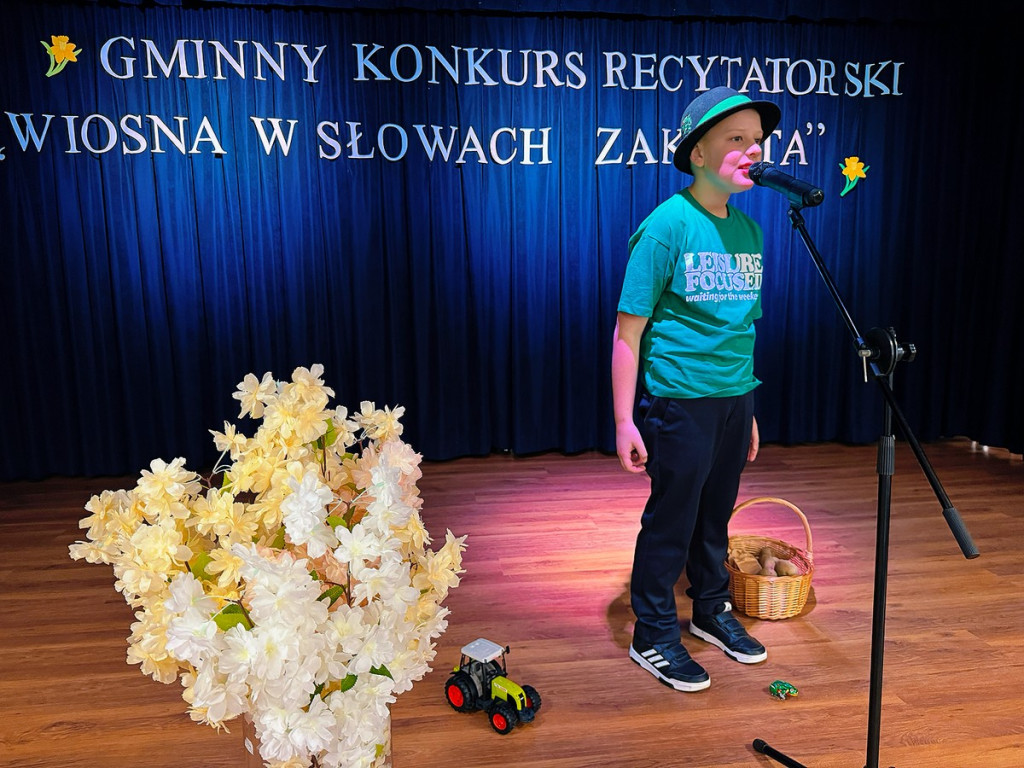 Wiosna w słowach zaklęta  - Konkurs recytatorski