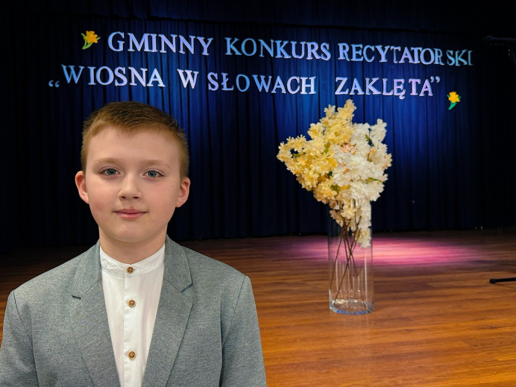 Wiosna w słowach zaklęta  - Konkurs recytatorski