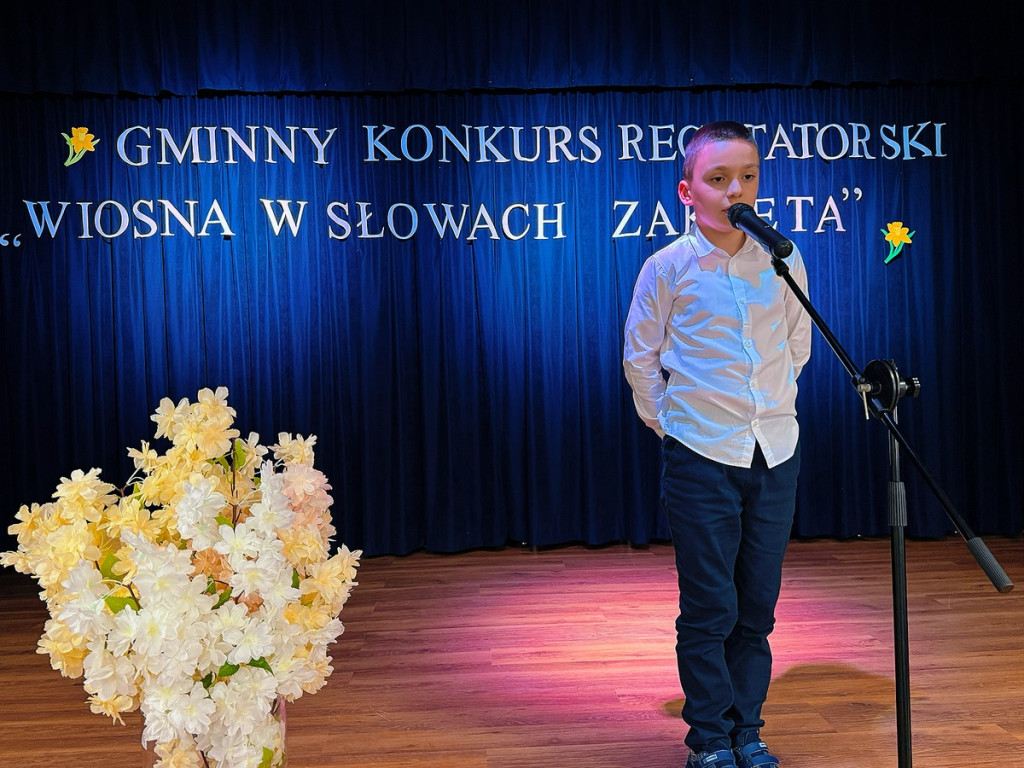 Wiosna w słowach zaklęta  - Konkurs recytatorski