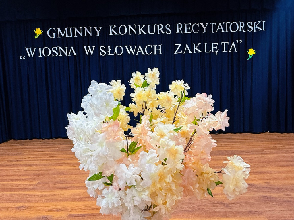 Wiosna w słowach zaklęta  - Konkurs recytatorski