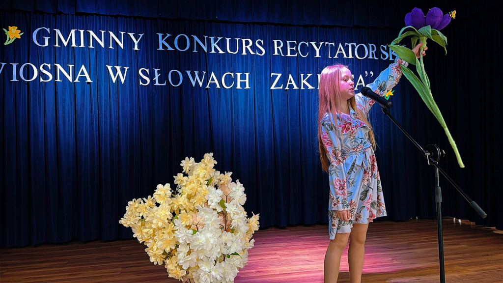 Wiosna w słowach zaklęta  - Konkurs recytatorski