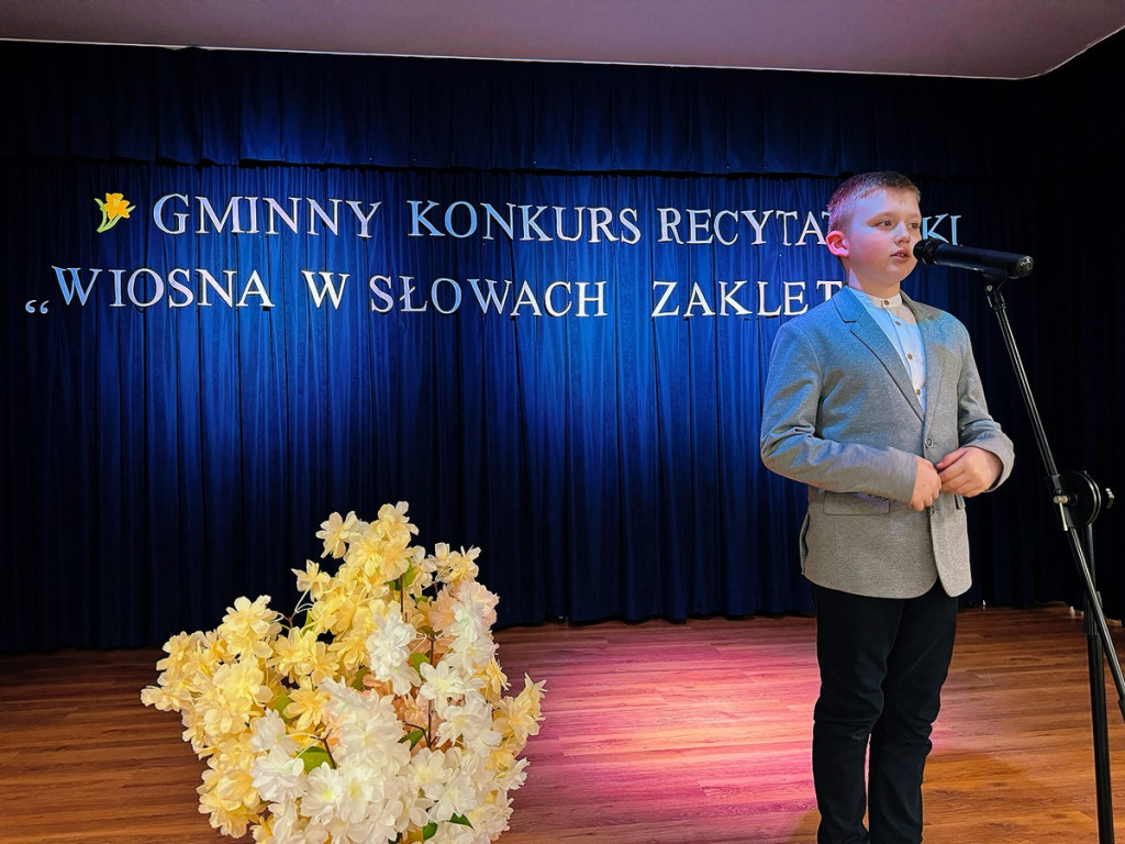 Wiosna w słowach zaklęta  - Konkurs recytatorski