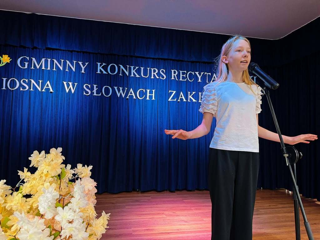 Wiosna w słowach zaklęta  - Konkurs recytatorski