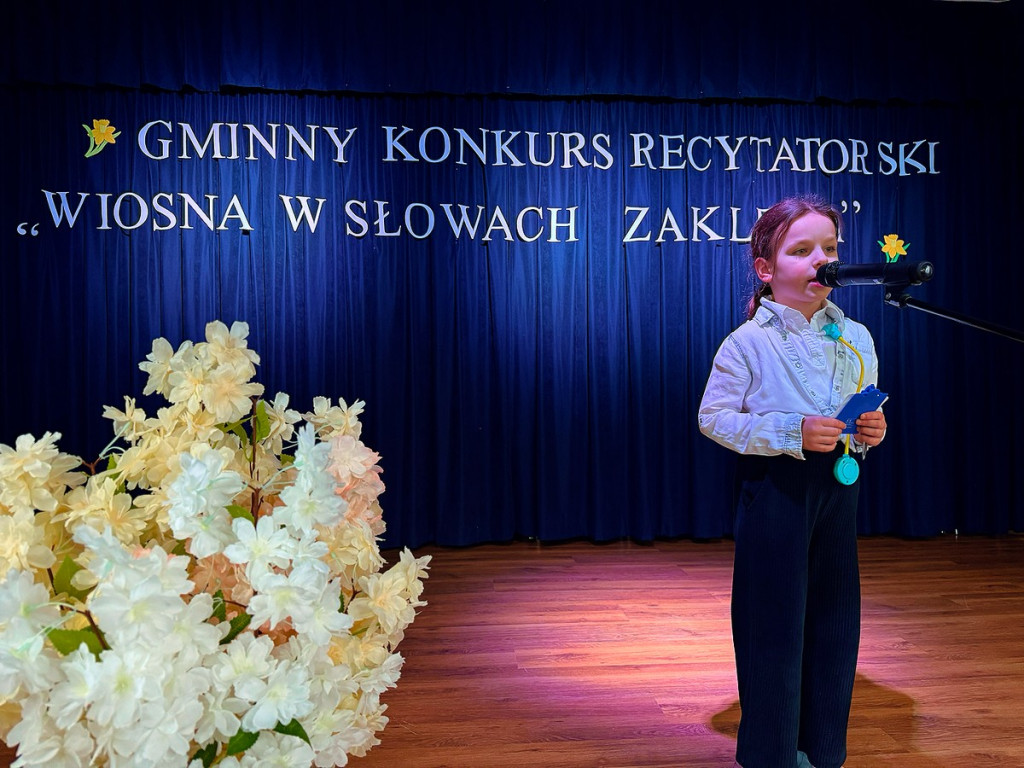 Wiosna w słowach zaklęta  - Konkurs recytatorski