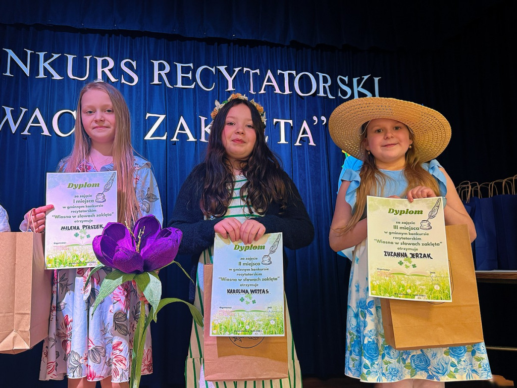 Wiosna w słowach zaklęta  - Konkurs recytatorski