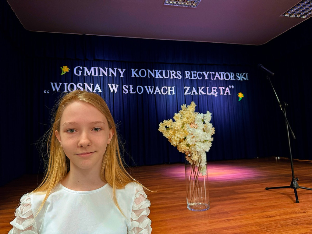 Wiosna w słowach zaklęta  - Konkurs recytatorski