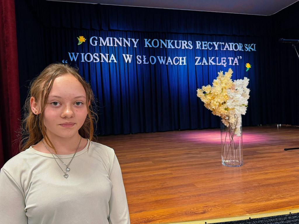 Wiosna w słowach zaklęta  - Konkurs recytatorski