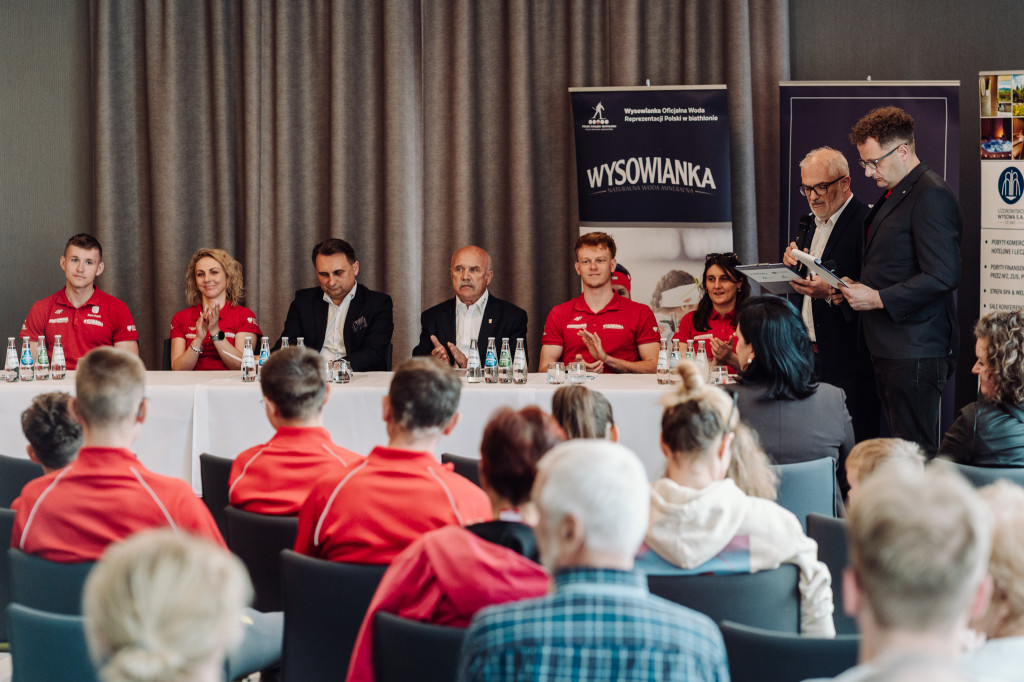 Konferencja prasowa z Reprezentacją Polski w biathlonie