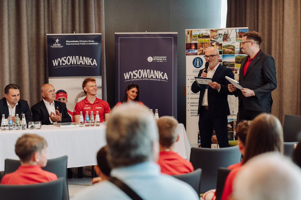 Konferencja prasowa z Reprezentacją Polski w biathlonie