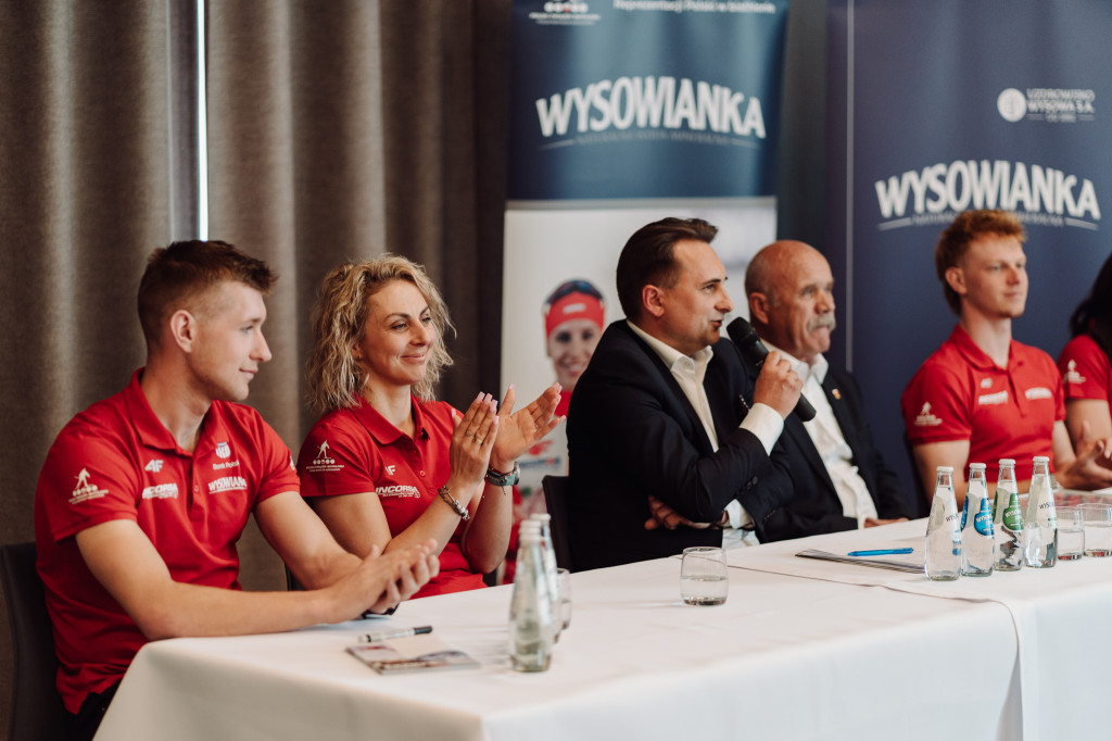 Konferencja prasowa z Reprezentacją Polski w biathlonie