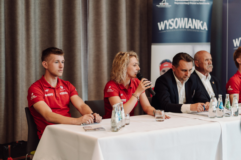 Konferencja prasowa z Reprezentacją Polski w biathlonie