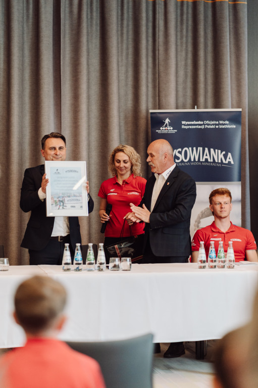 Konferencja prasowa z Reprezentacją Polski w biathlonie
