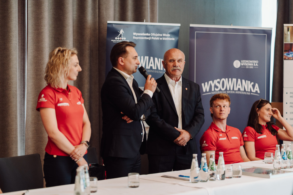 Konferencja prasowa z Reprezentacją Polski w biathlonie