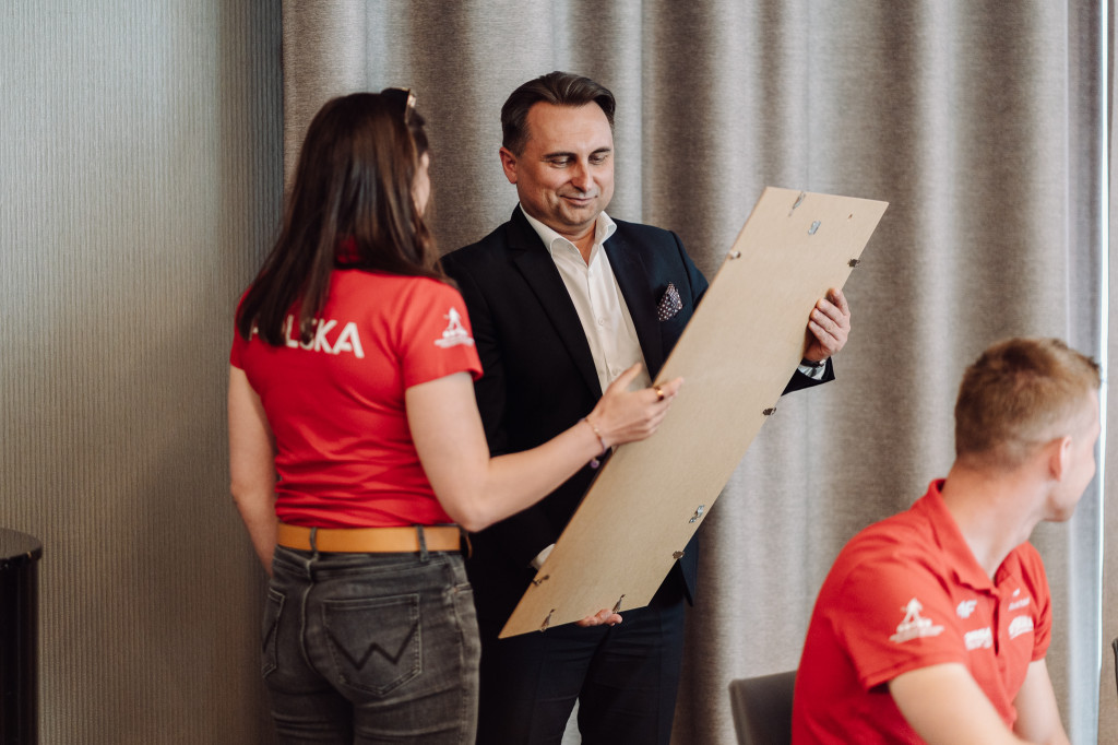 Konferencja prasowa z Reprezentacją Polski w biathlonie