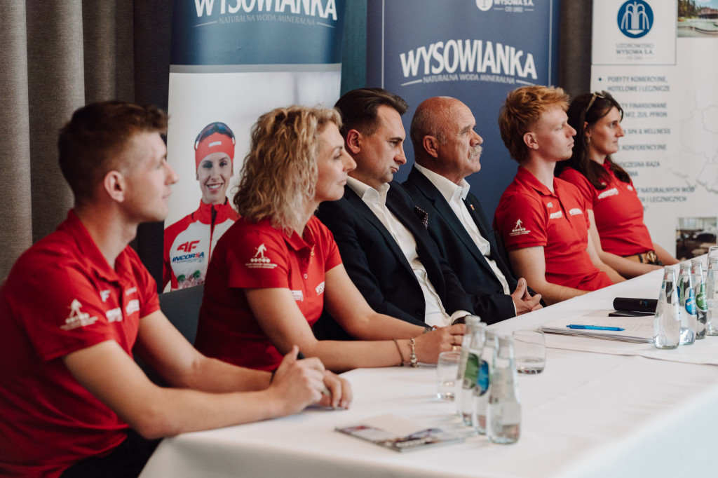 Konferencja prasowa z Reprezentacją Polski w biathlonie