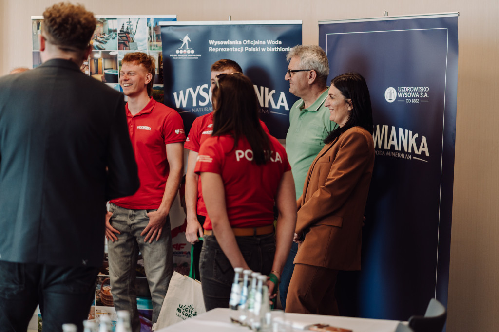Konferencja prasowa z Reprezentacją Polski w biathlonie