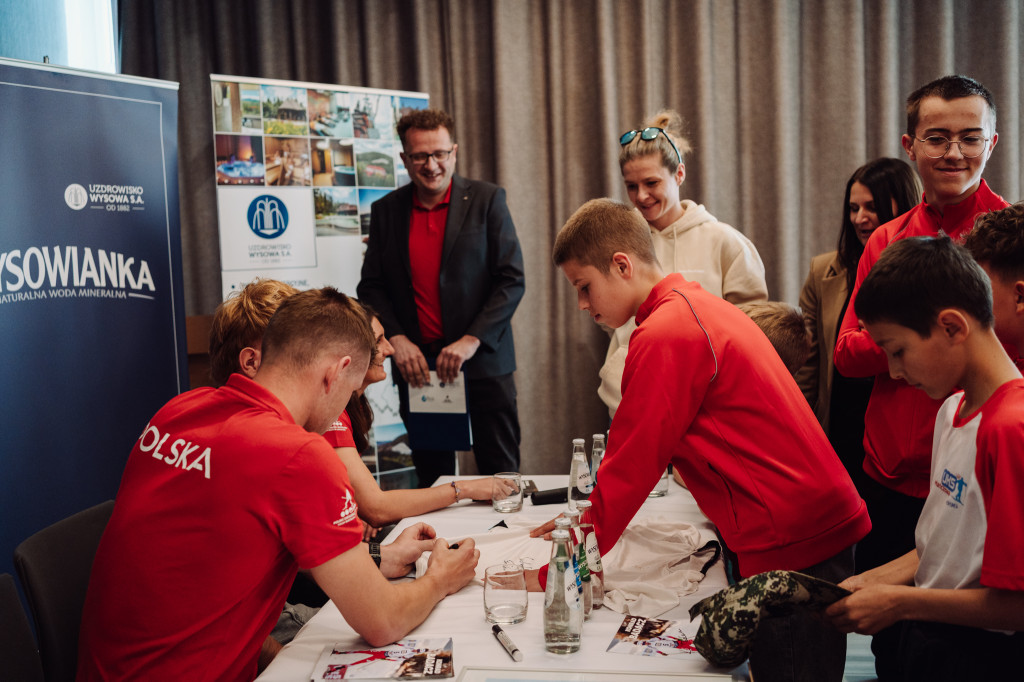 Konferencja prasowa z Reprezentacją Polski w biathlonie