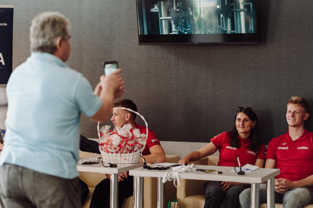 Konferencja prasowa z Reprezentacją Polski w biathlonie