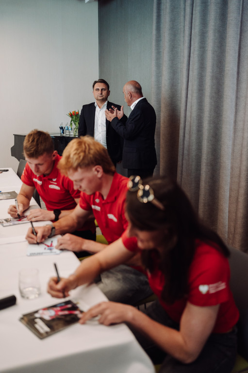 Konferencja prasowa z Reprezentacją Polski w biathlonie