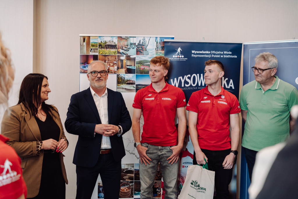 Konferencja prasowa z Reprezentacją Polski w biathlonie