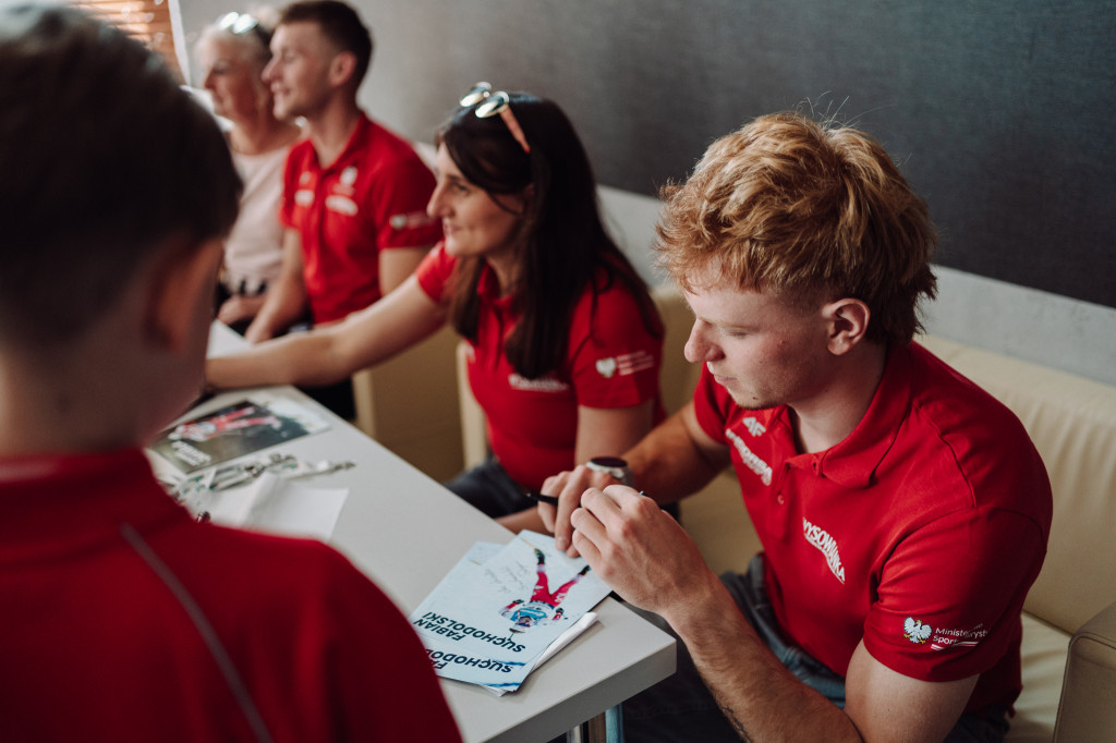 Konferencja prasowa z Reprezentacją Polski w biathlonie