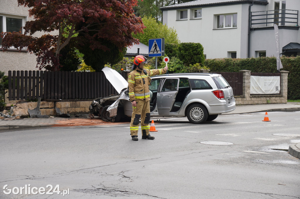 Kolizja na ul. Szpitalnej w Gorlicach (08.05)