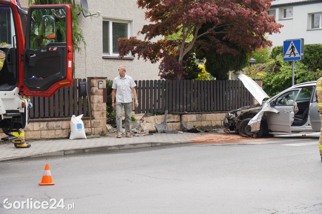 Kolizja na ul. Szpitalnej w Gorlicach (08.05)
