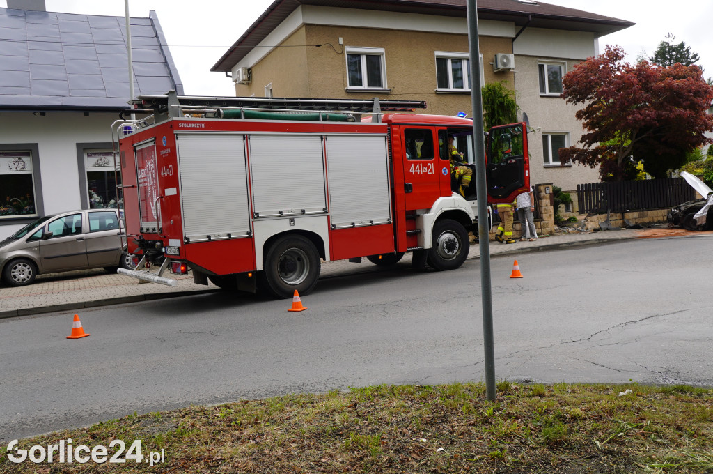 Kolizja na ul. Szpitalnej w Gorlicach (08.05)