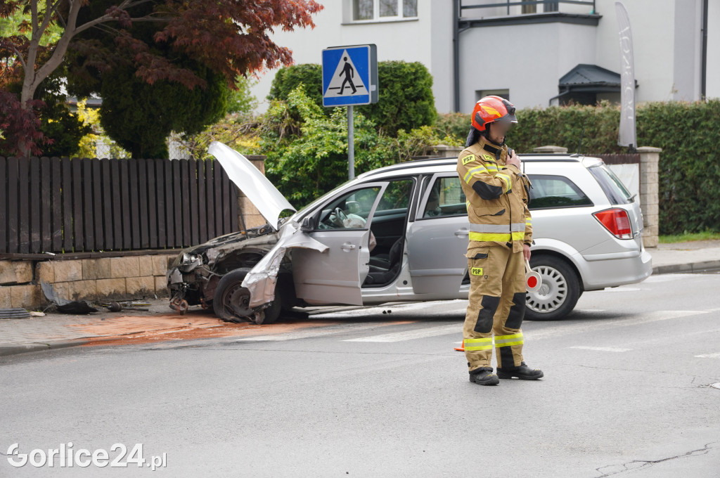 Kolizja na ul. Szpitalnej w Gorlicach (08.05)