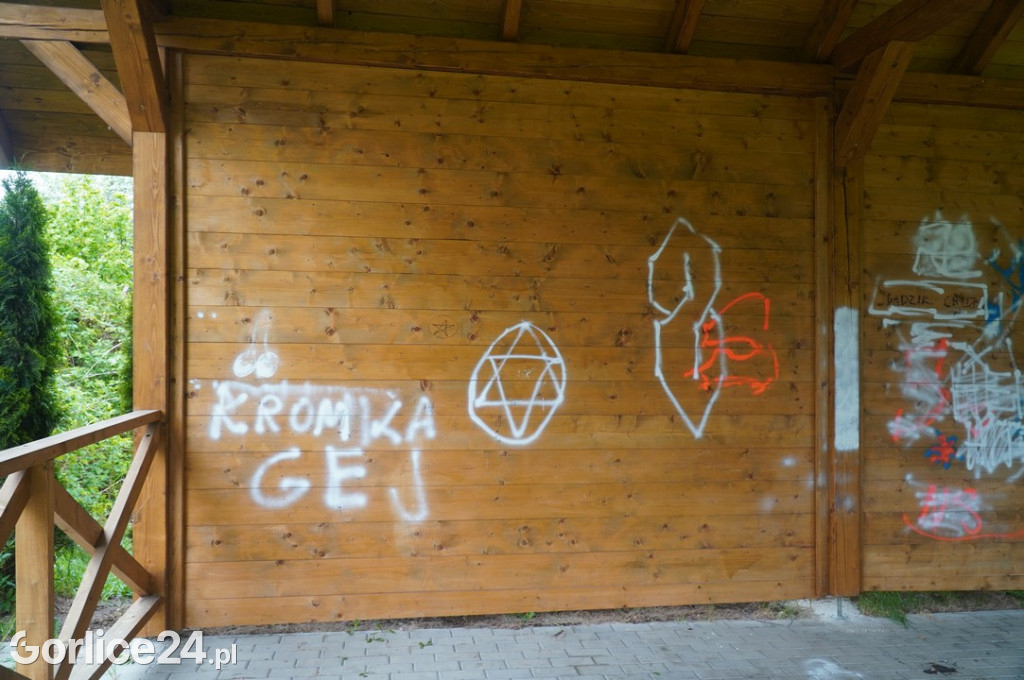 Dewastacja wiaty rekreacyjnej
