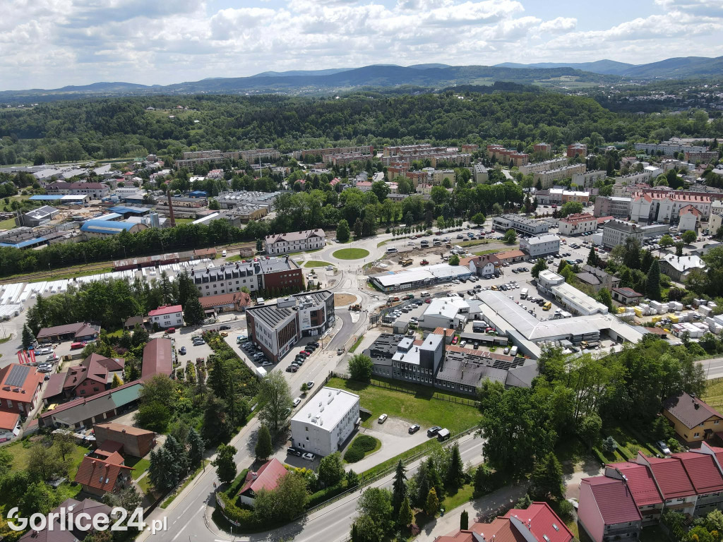Budowa ronda w Gorlicach