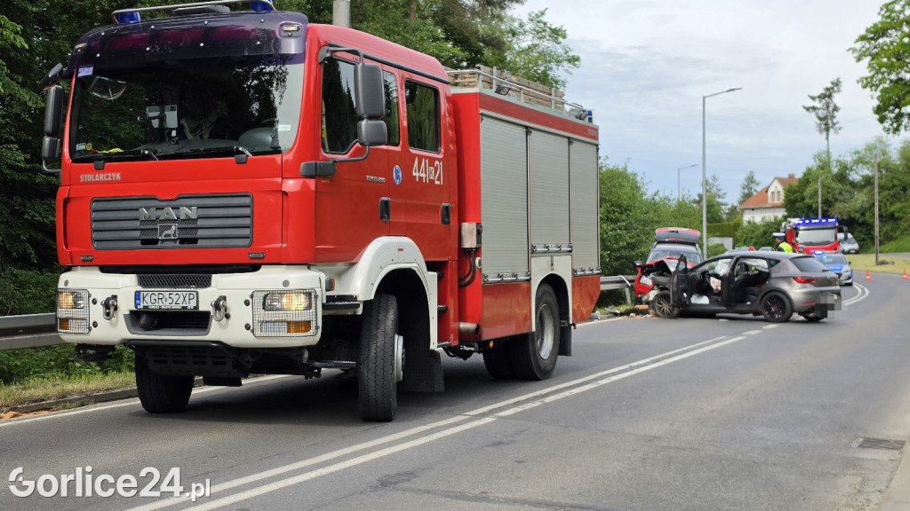Wypadek na ul. Dukielskiej