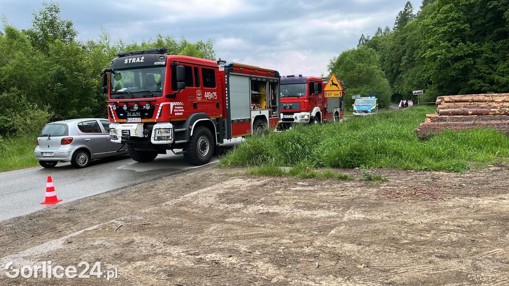 Wypadek drogowy w Brunarach (31.05.)