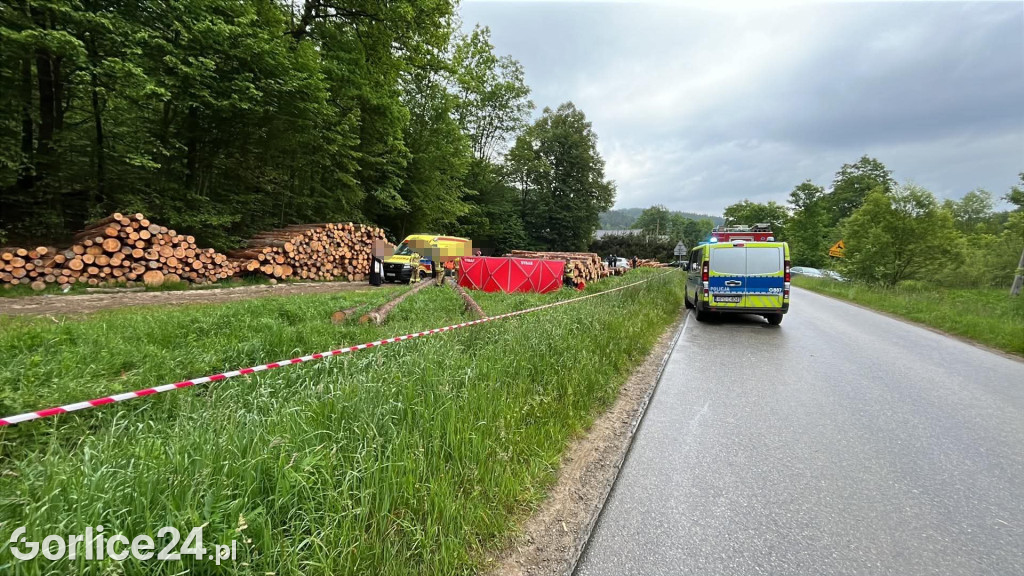 Wypadek drogowy w Brunarach (31.05.)