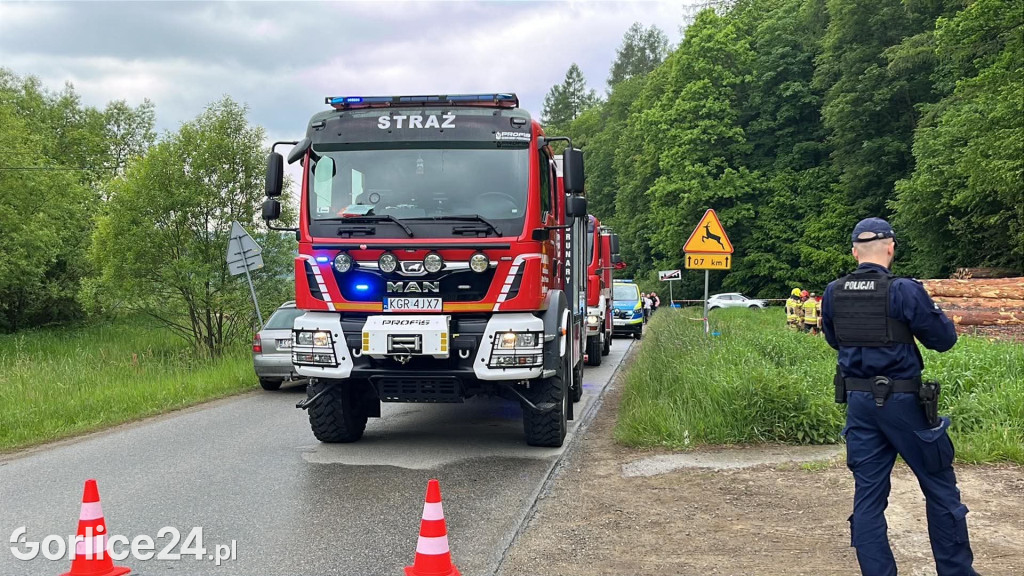 Wypadek drogowy w Brunarach (31.05.)