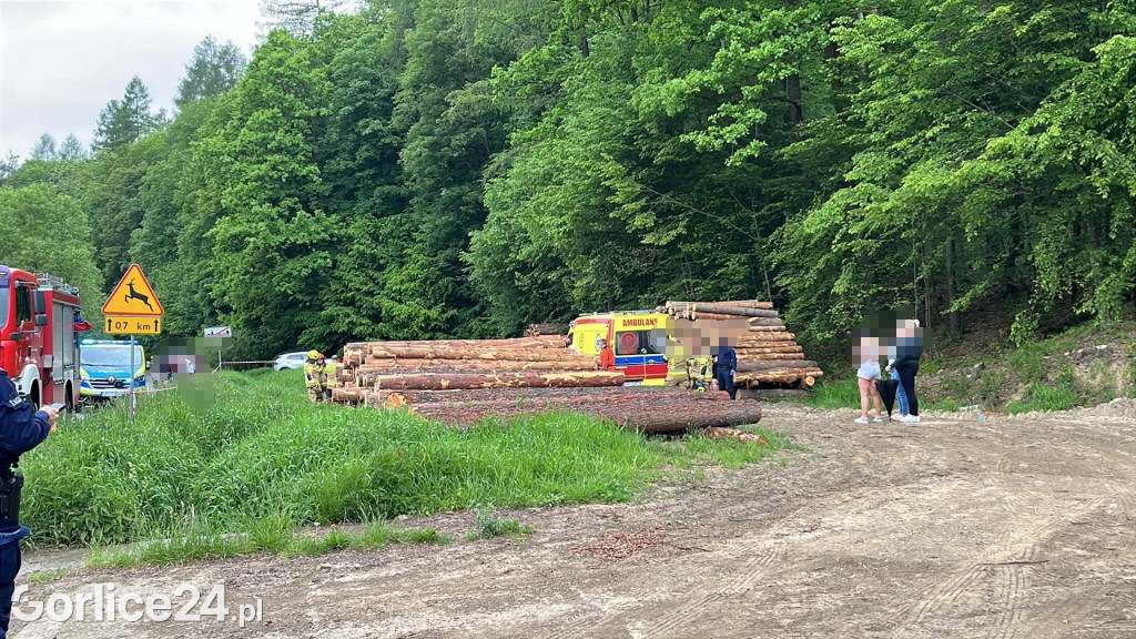 Wypadek drogowy w Brunarach (31.05.)