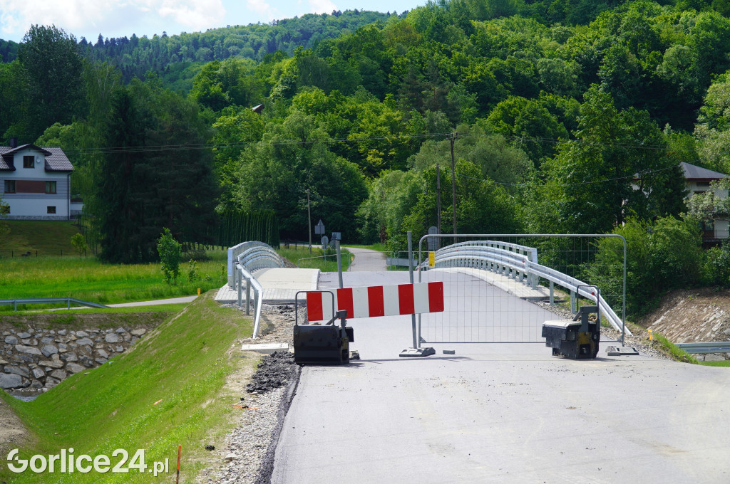 Remont mostu na Wólce w Szymbarku