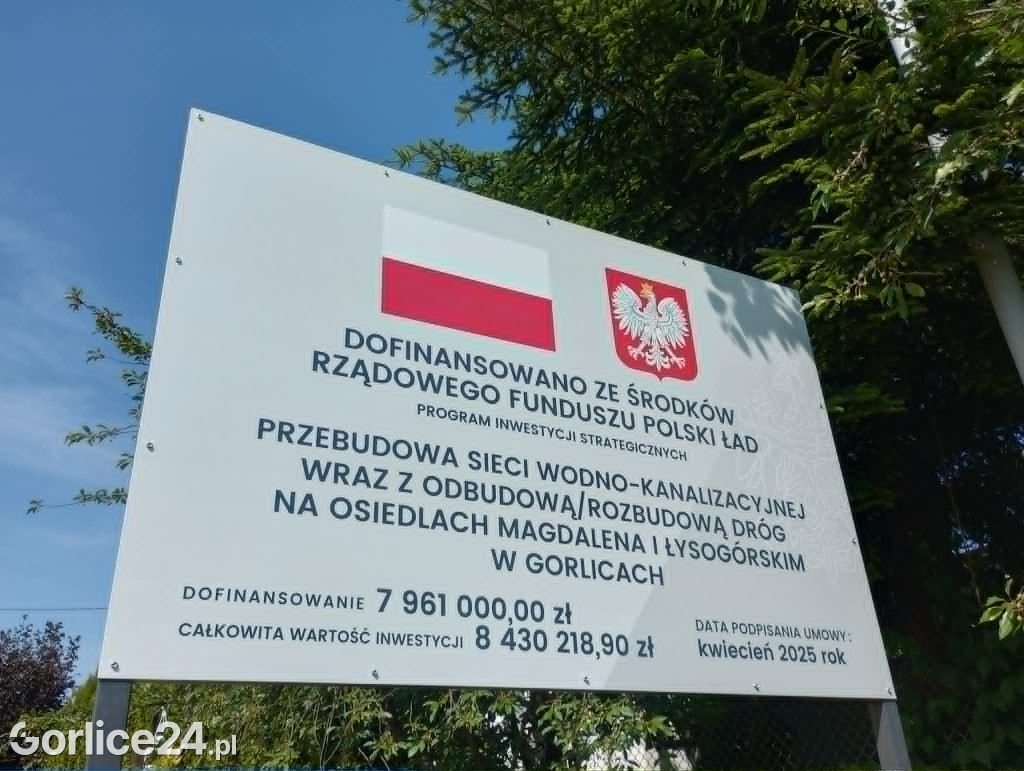 Remont ul. Laskowskiego i Pułaskiego w Gorlicach