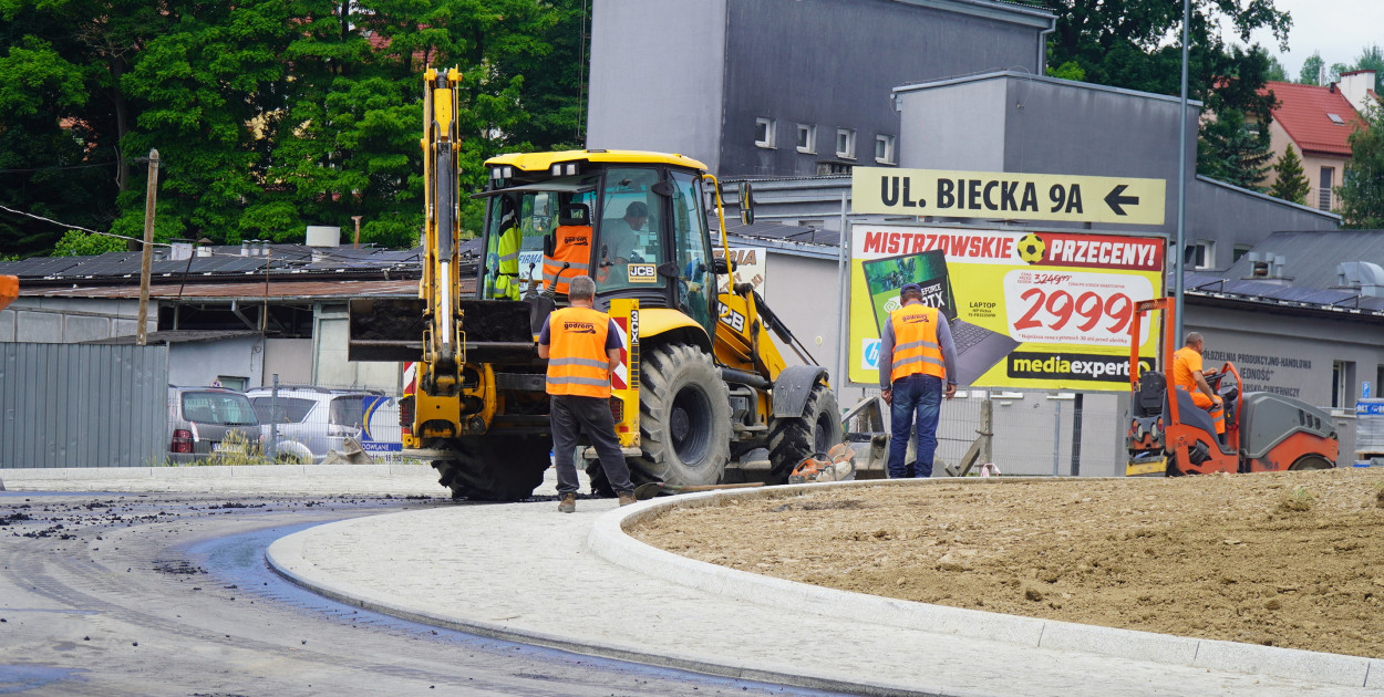 Budowa ronda w Gorlicach (17.06)