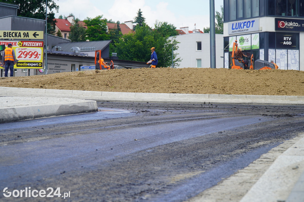 Budowa ronda w Gorlicach (17.06)