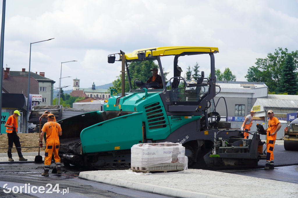 Budowa ronda w Gorlicach (17.06)