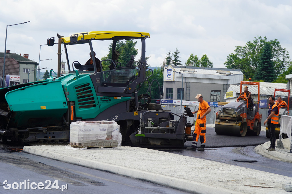 Budowa ronda w Gorlicach (17.06)