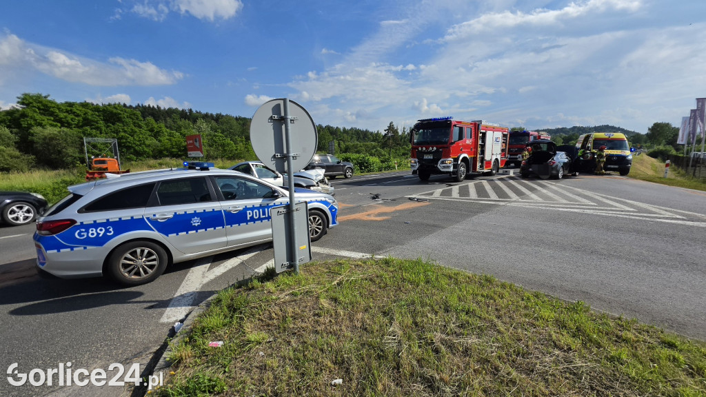 Kolizja na ul. Bieckiej